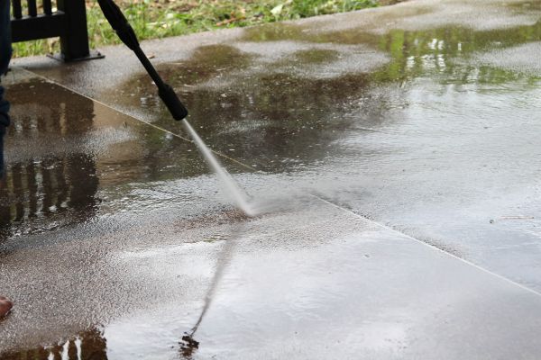 Concrete Deck Cleaning in Port Charlotte