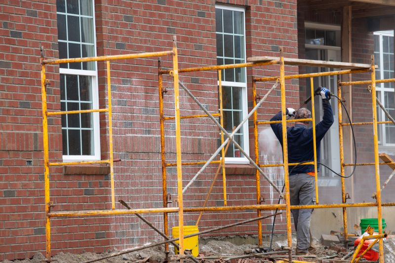 Brick Siding Cleaning