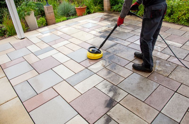 Paver Sidewalk Cleaning